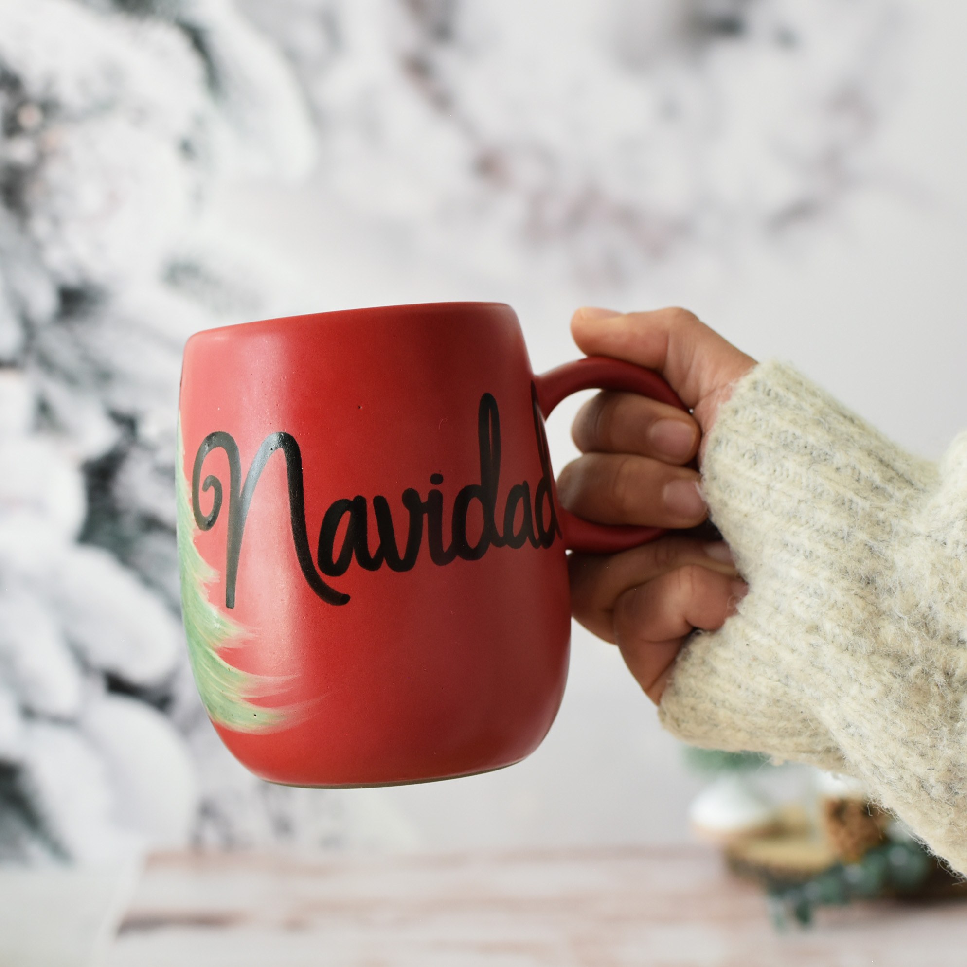 Taza Almendra "Feliz Navidad"