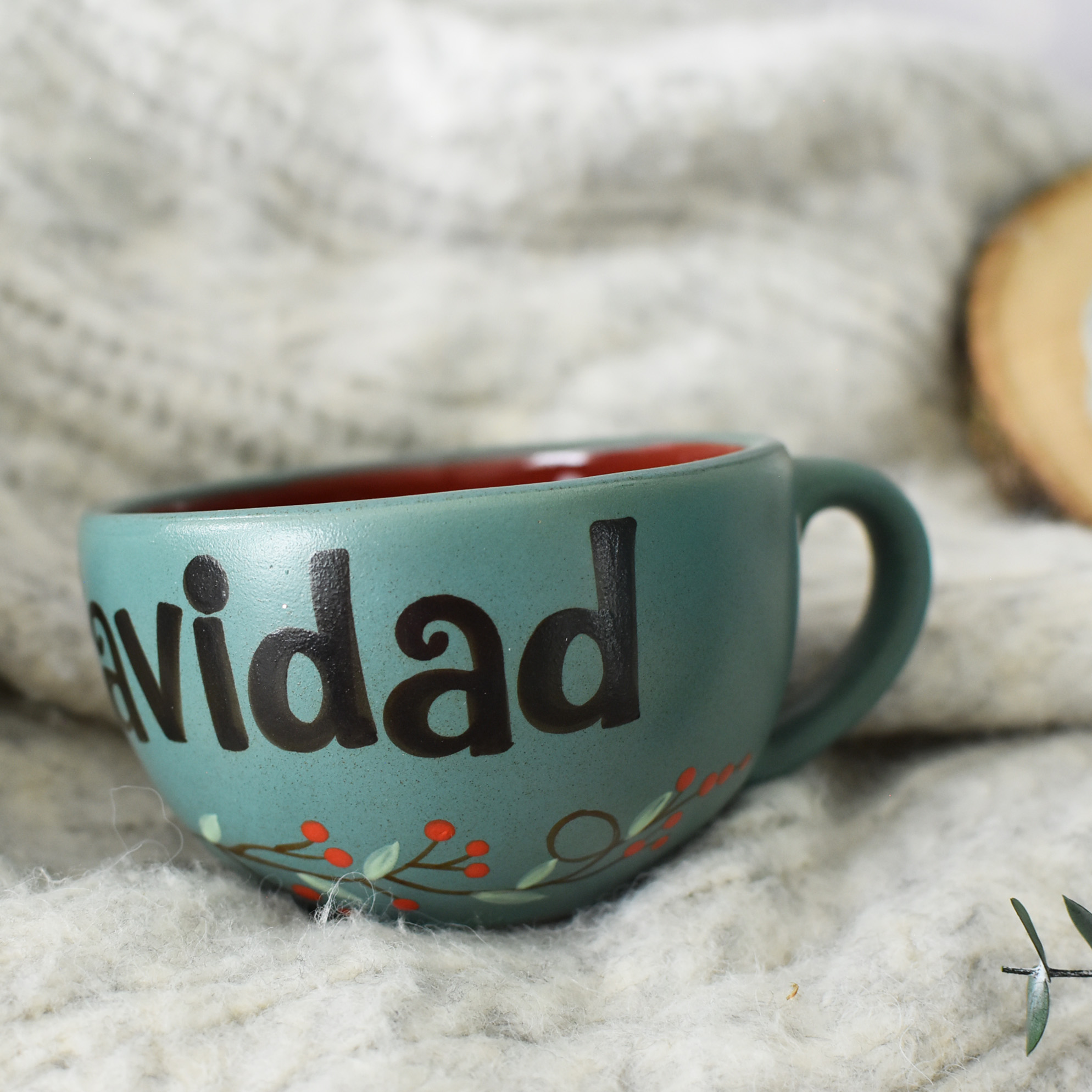 Taza Latte "Feliz Navidad"