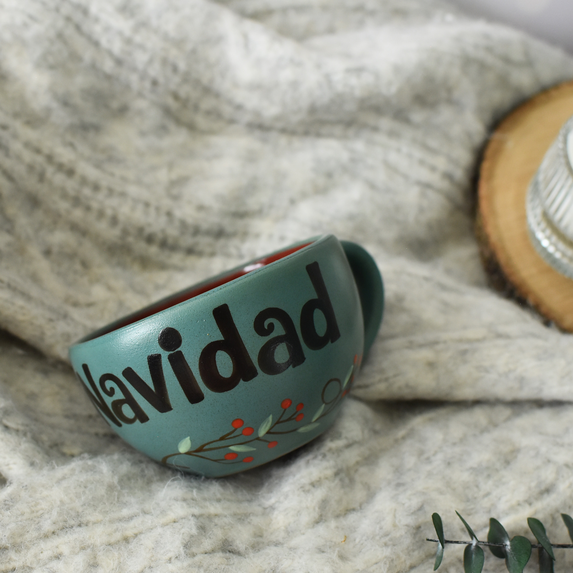 Taza Latte "Feliz Navidad"