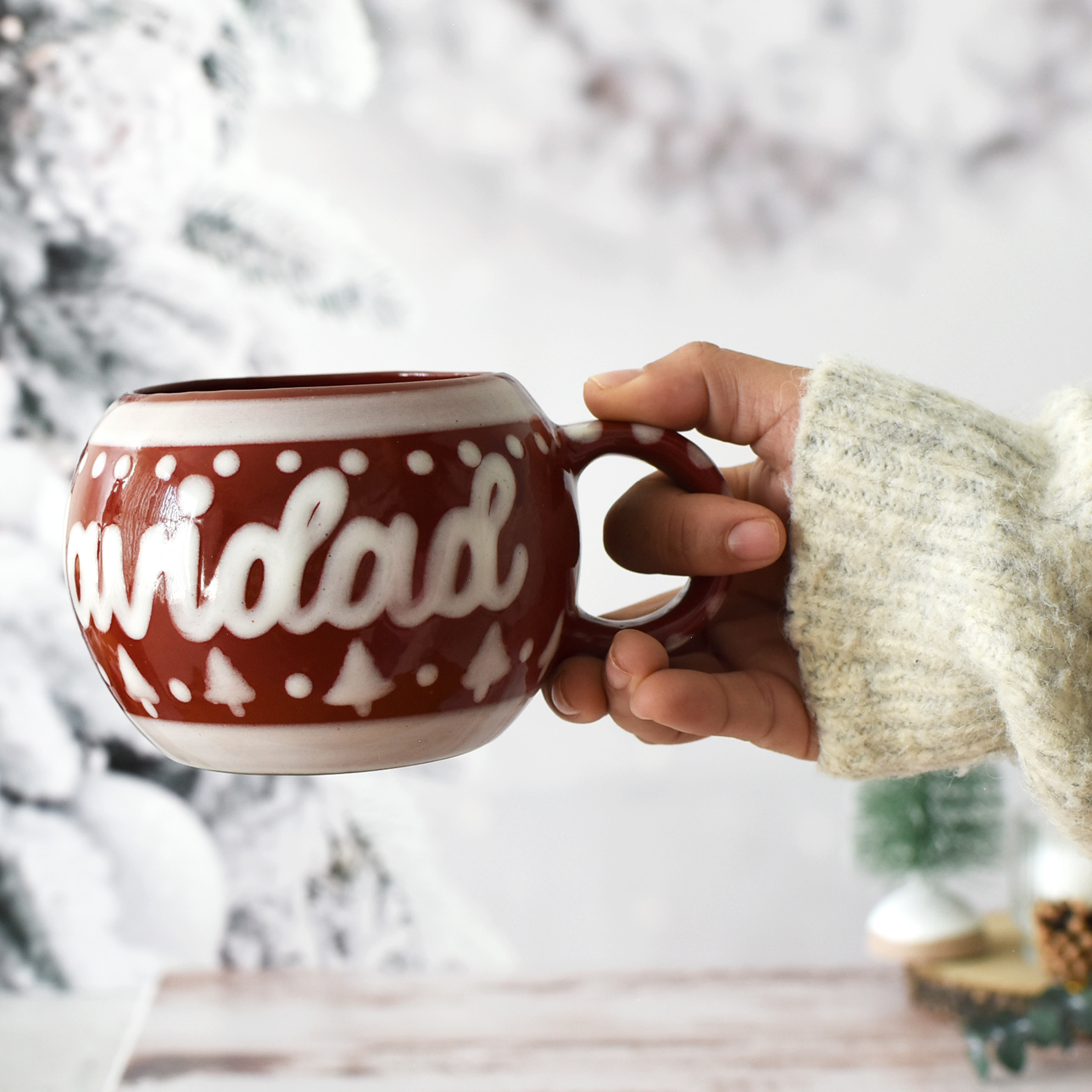 Taza Luna "Feliz Navidad"