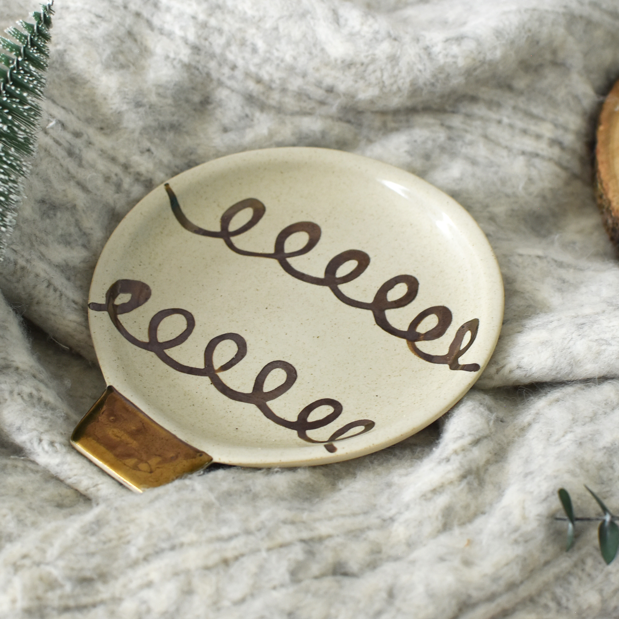 Platito Esfera "Dorado"