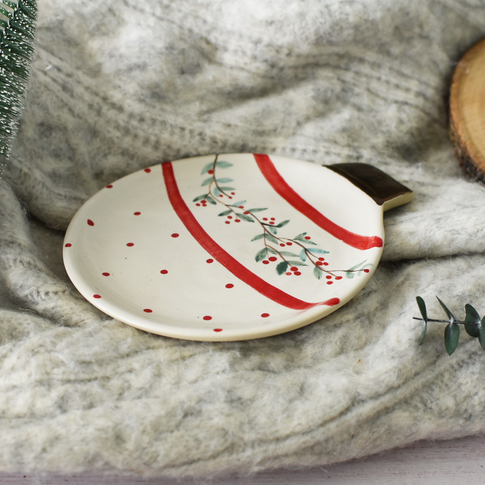 Platito Esfera "Rojo"