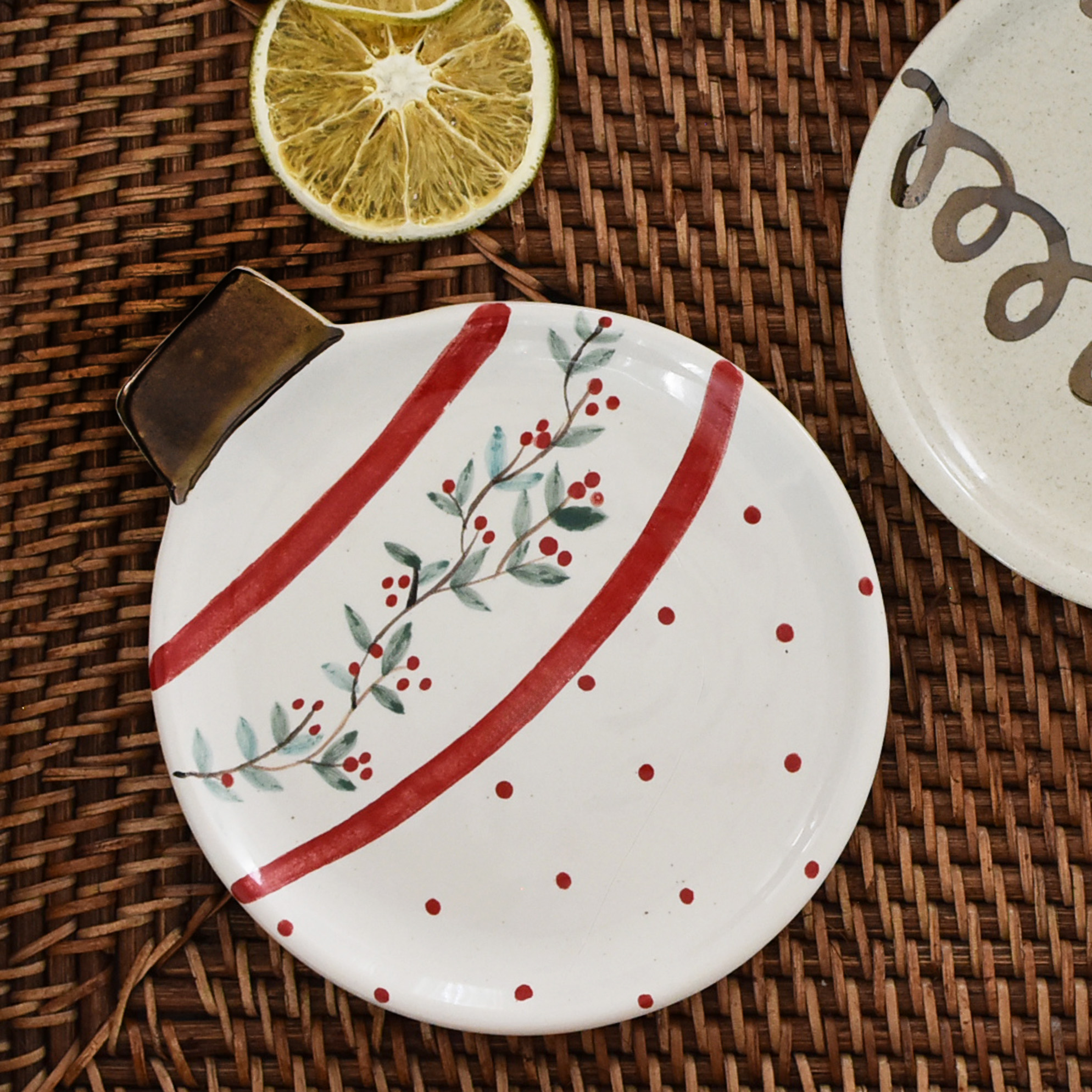 Platito Esfera "Rojo"