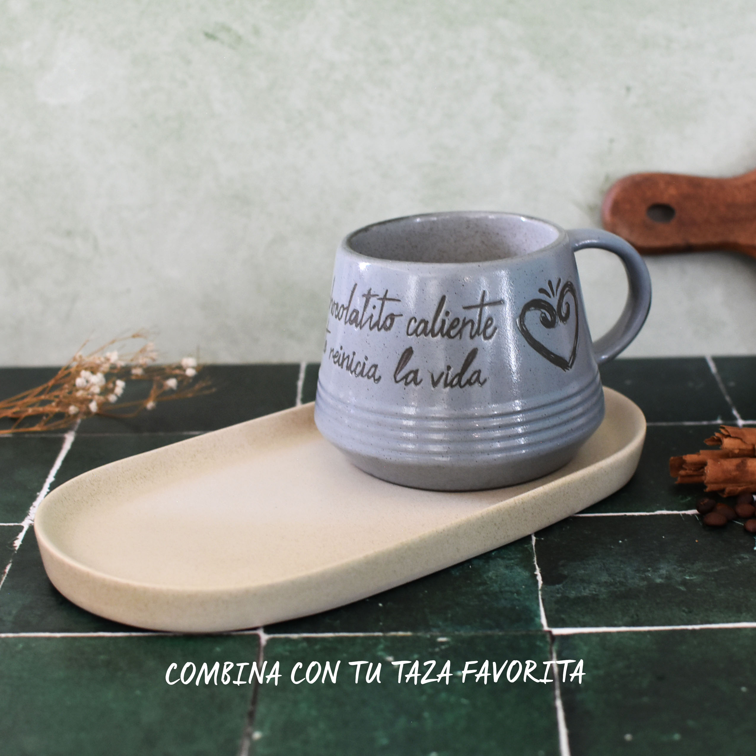 Plato ovalado Perla M