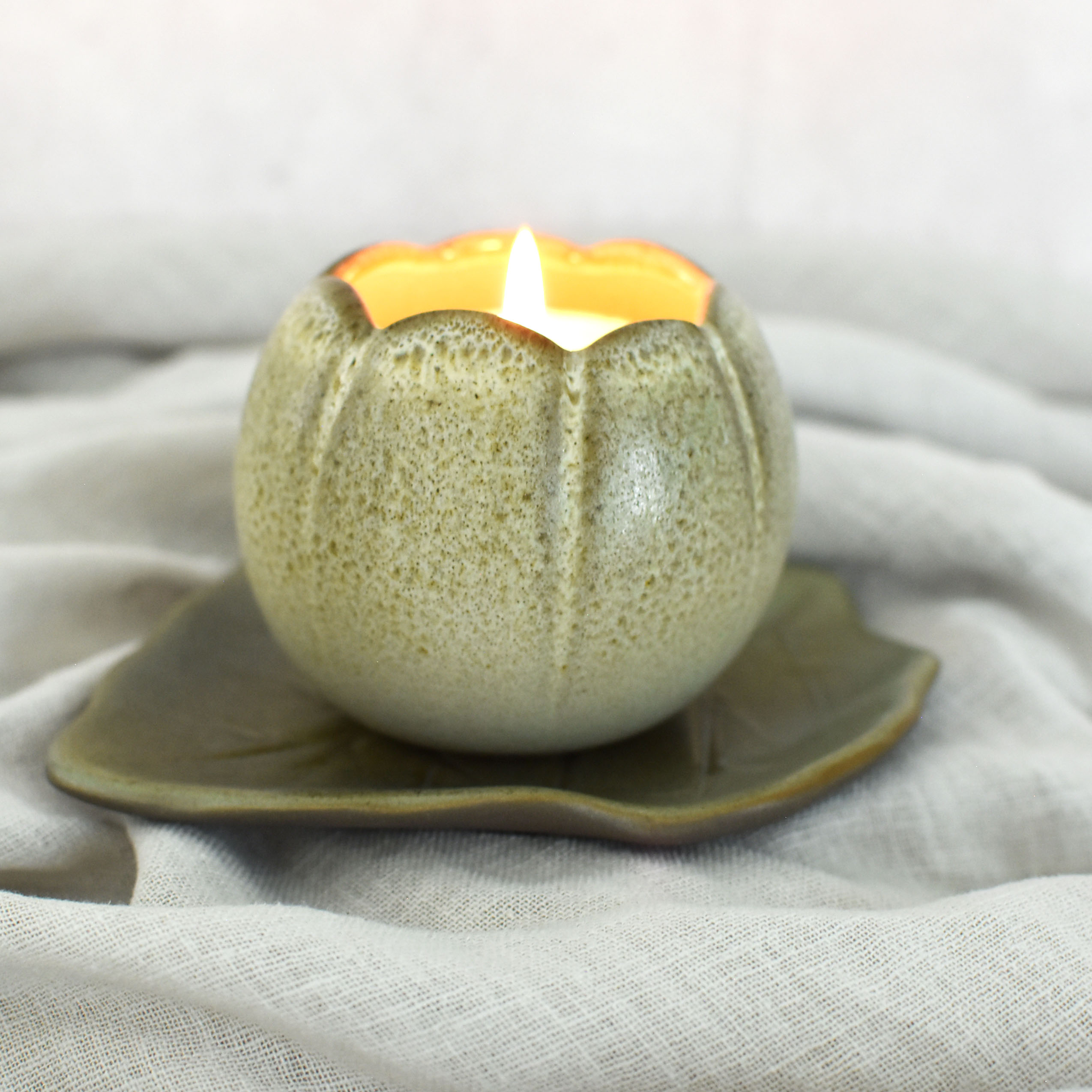 Portavelas Calabaza Trigo