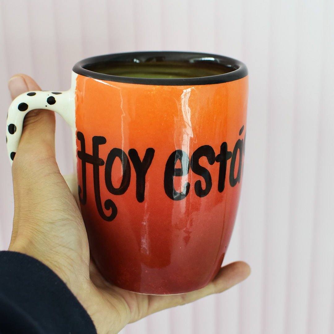 Taza Capuchino "Hoy estás radiante"