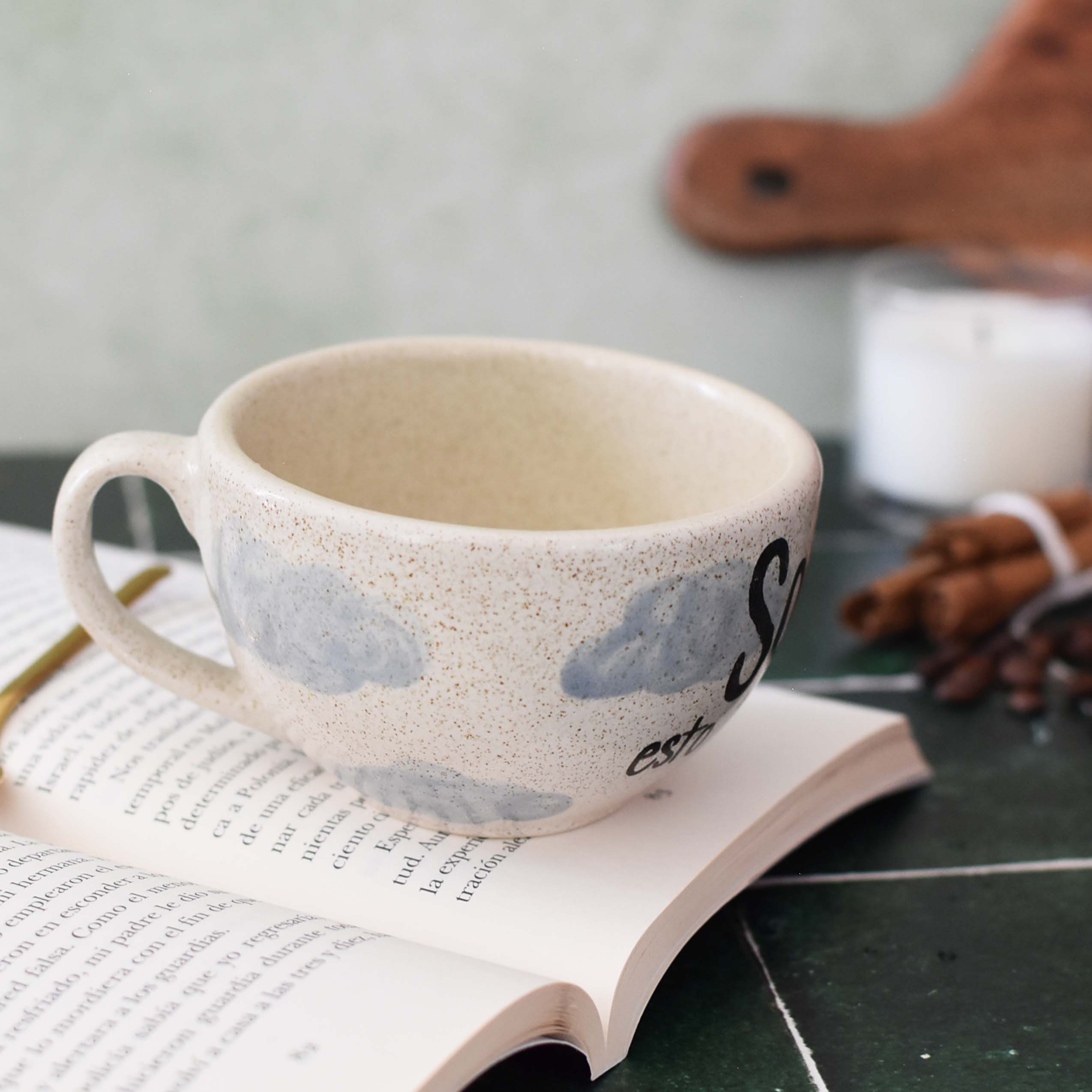 Taza Latte "Sonríe esto te va a gustar"