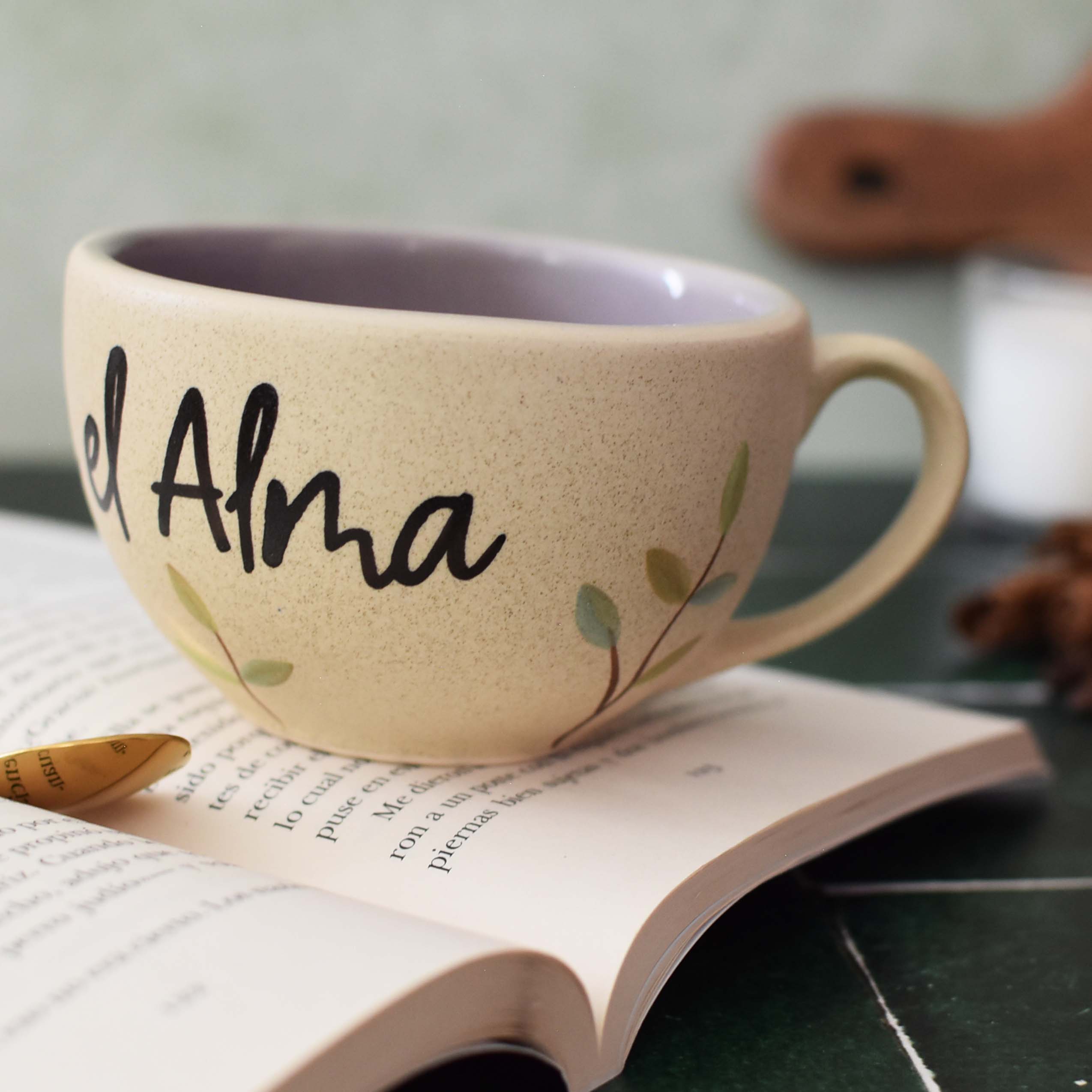 Taza Latte "Tecito para el alma"