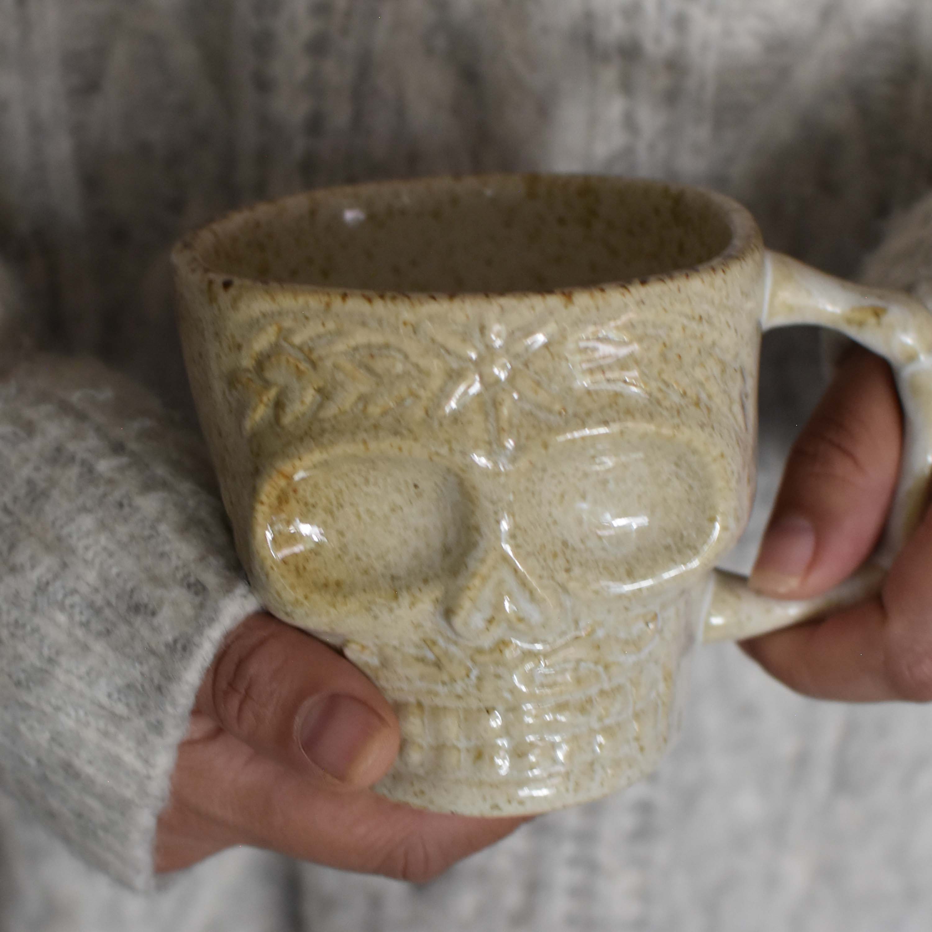 Taza Calaverita Blanca