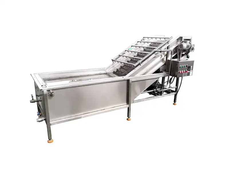 Máquina Lavadora de Frutas por Chorros y Cepillos
