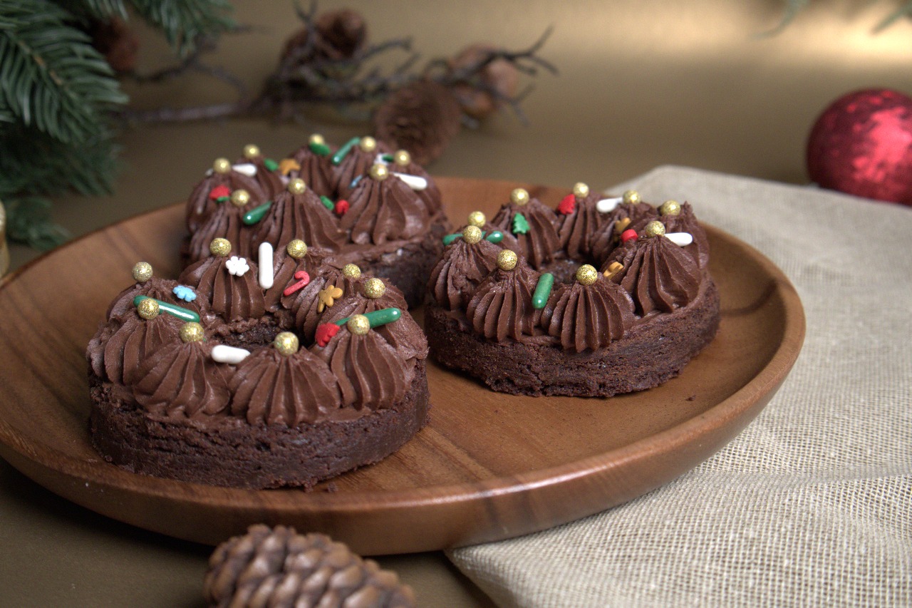 Brownie Corona Navidad RG